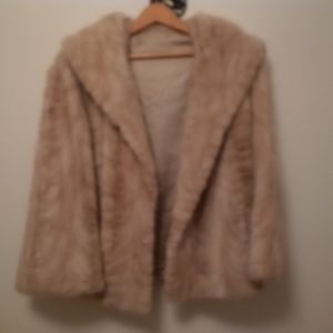 Mink fur coat